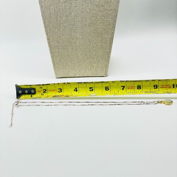 MADEWELL Signed Charm Necklace Mixed Metal Tones Reversible - Picture 2 of 5